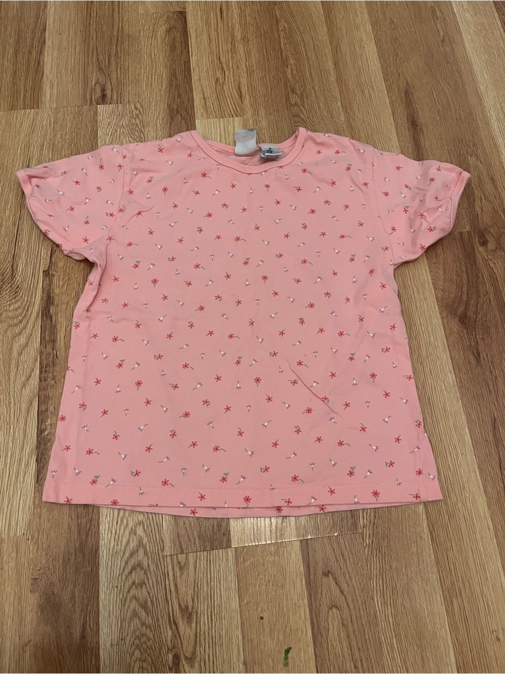 Circo Pink Short Sleeve Tee with Tiny Floral Print